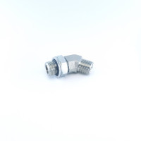 Адаптер 45* поворотний BSP3/8" - AGRF3/8" 51КГШ45-06-06